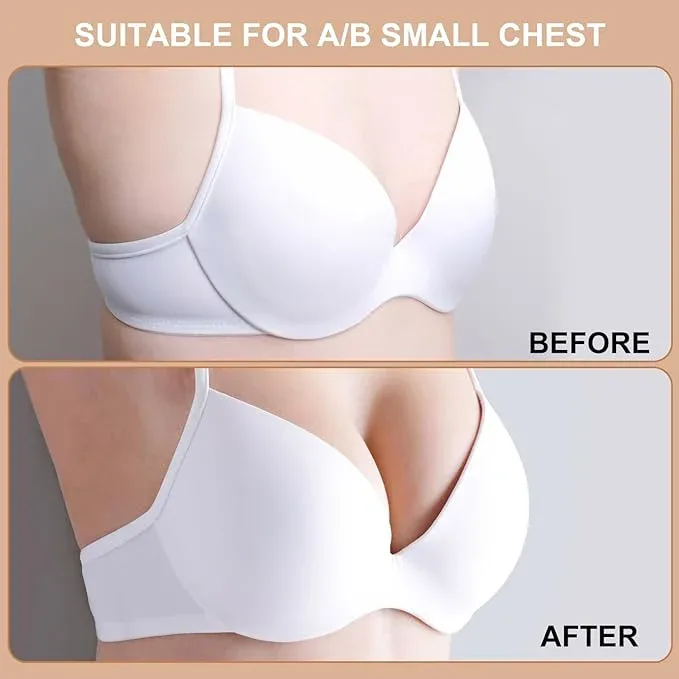 Nimiah Double-Sided Sticky Bra Inserts – Self Adhesive Boob Pads for Small Chest Women | Waterproof Silicone Push up Pad - Image 4