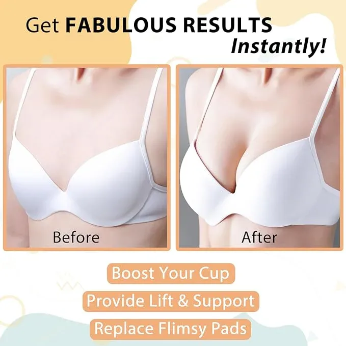 Nimiah Bra Pads Inserts Breast-Enhancers – Super Push-up Boob Pads Add 1-2 Cup Sizes | Sew in Bra Cups Fit A/B Cup - Image 6