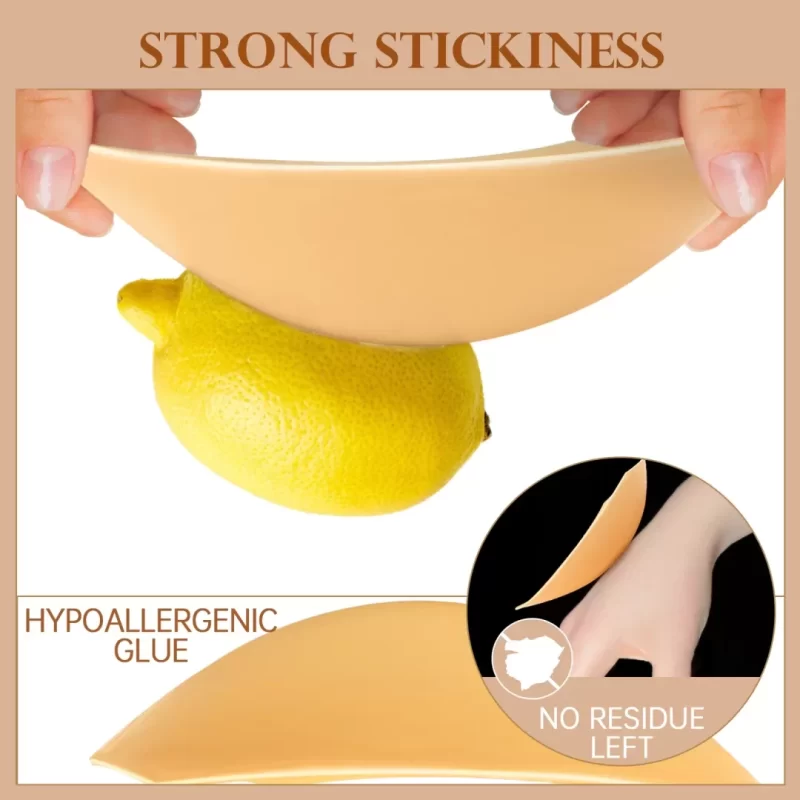 Nimiah Double-Sided Sticky Bra Inserts – Sticky Push up Breast Pads Self-Adhesive on Both Sides for Bikini Dress - Image 4