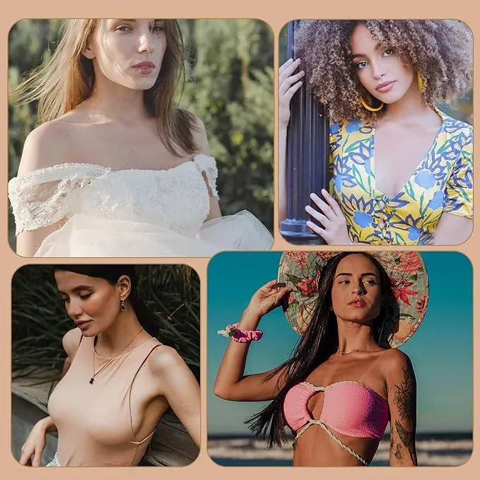 Nimiah Double-Sided Sticky Bra Inserts – Self Adhesive Boob Pads for Small Chest Women | Waterproof Silicone Push up Pad - Image 5